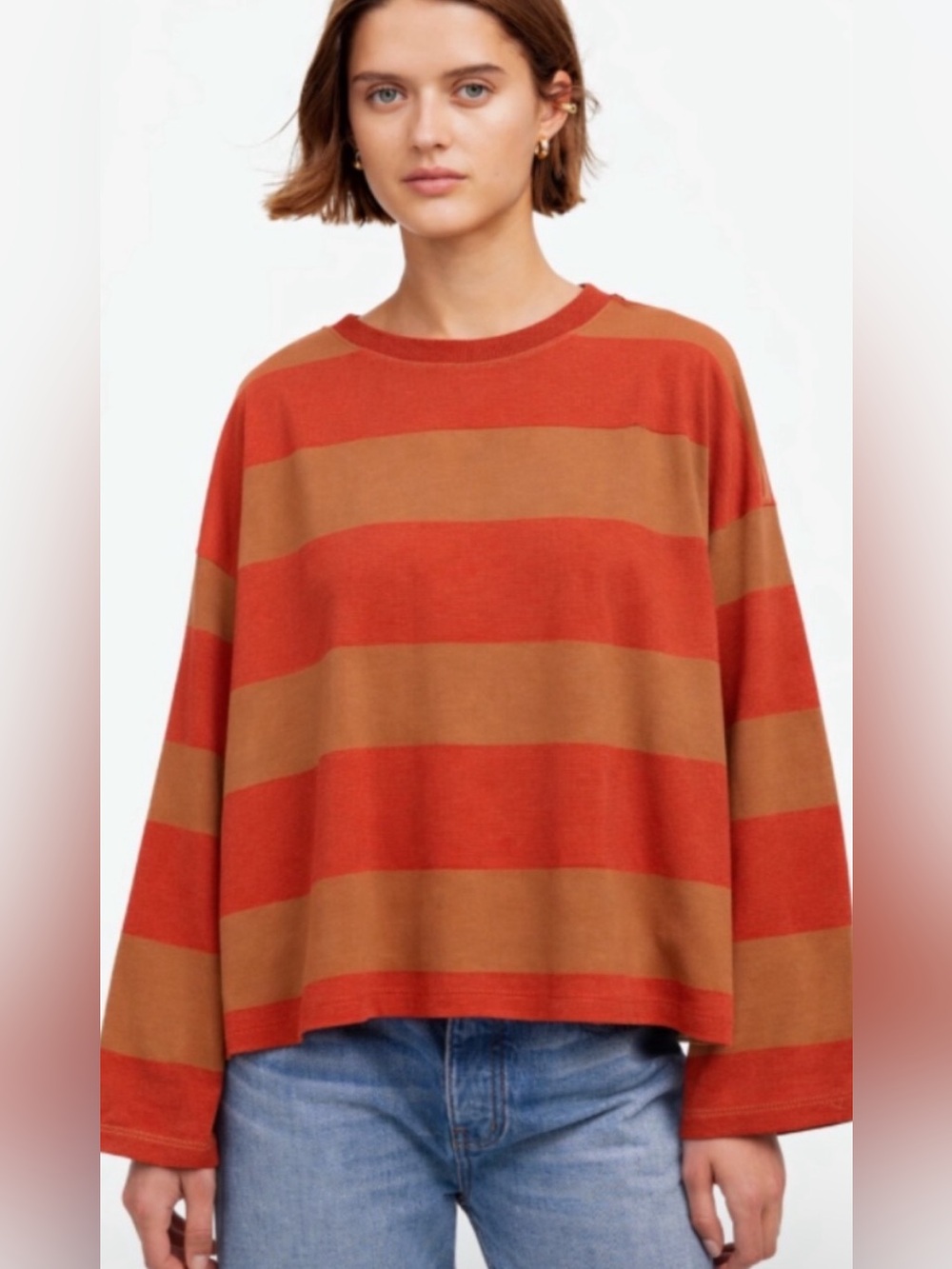 Madewell Size Xl Oversized Crewneck Tee